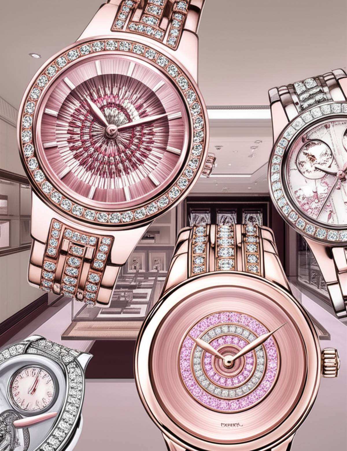 برسی بهترین ساعت مچی صورتی لاکچری Luxury