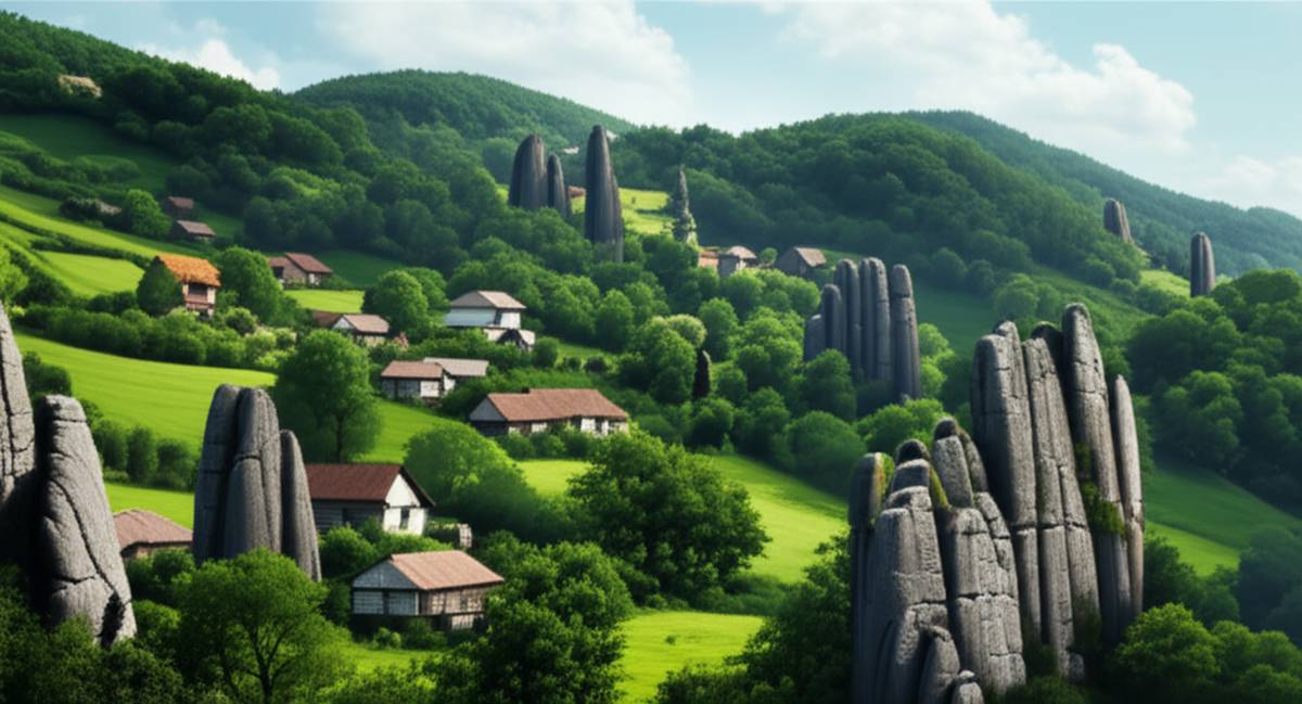سنگ کلیدر و روستای سرسبز آن | راهنمای جامع