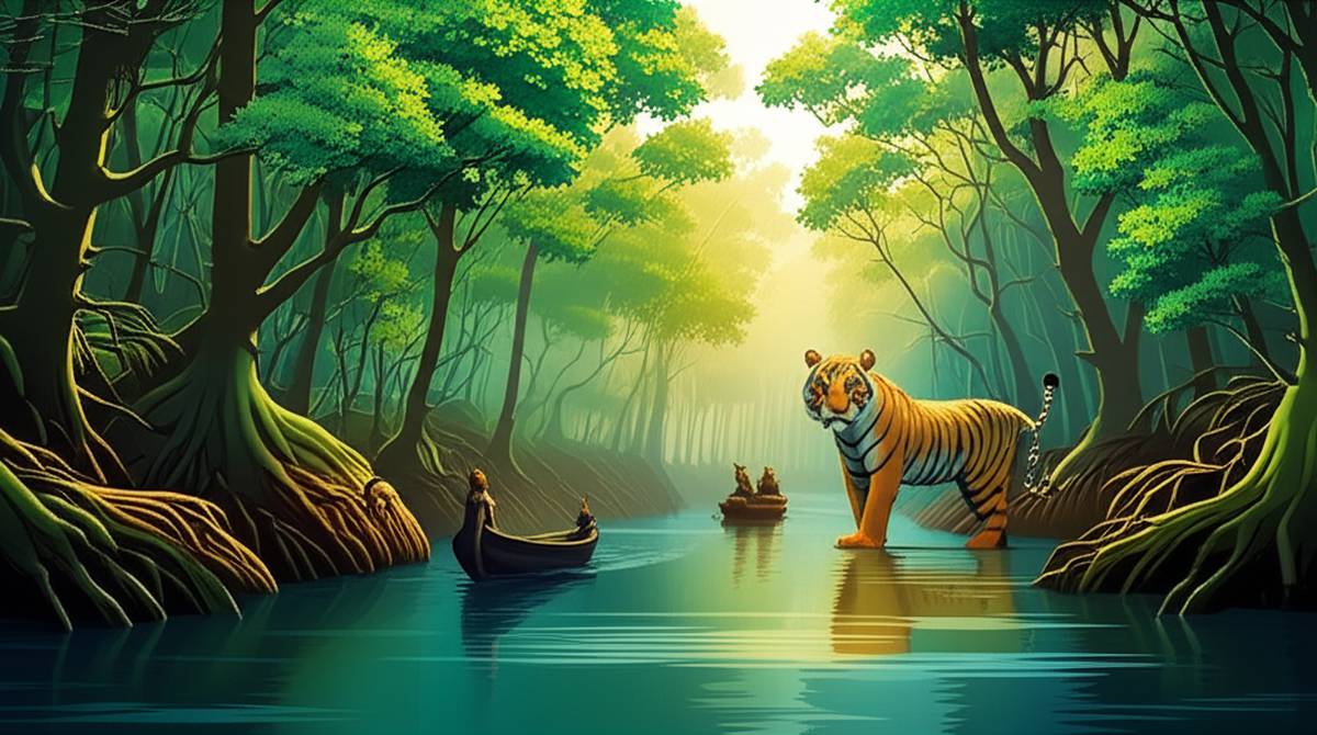 سفر به جنگل های سونداربانس Sundarbans در مرز بنگلادش و هند