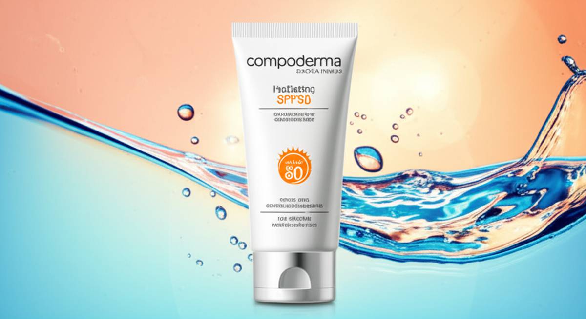 بررسی کرم ضد آفتاب هیدراته SPF50 پوست خشک و خیلی خشک کامپودرما