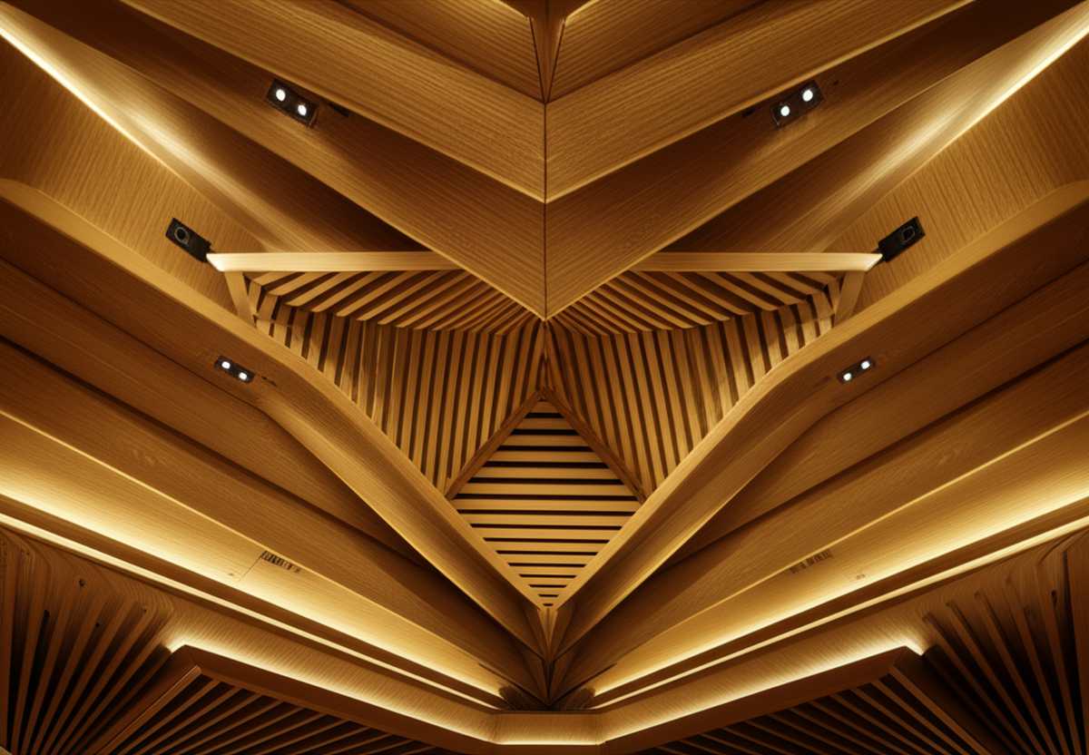 ایده های جسورانه برای سقف چوبی با نورپردازی مخفی