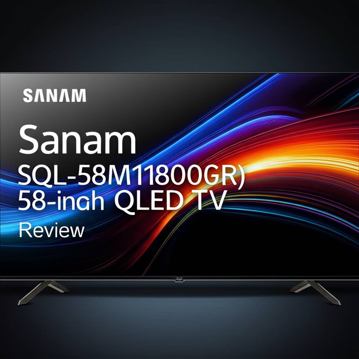 بررسی تلویزیون 58 اینچ QLED صنام مدل SQL-58M1880