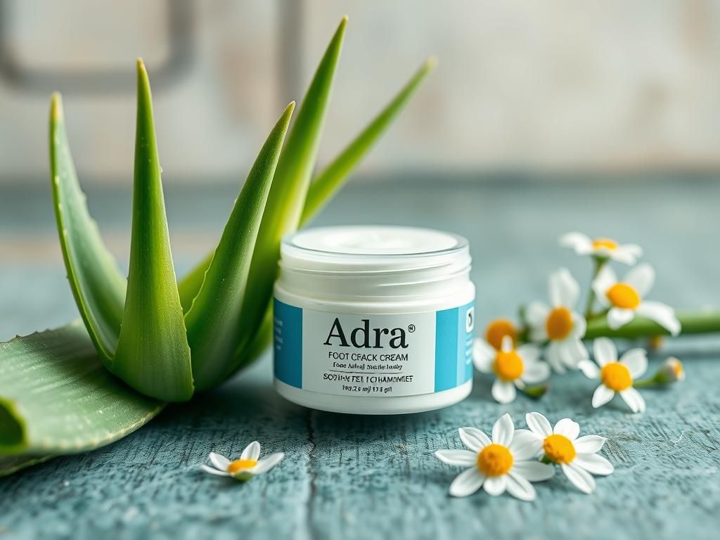 کرم ترک پا آدرا (آلوئه ورا و بابونه) | رفع خشکی و ترمیم پوست