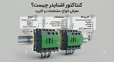 کنتاکتور اشنایدر چیست؟ معرفی انواع، مشخصات و کاربرد کنتاکتور Schneider